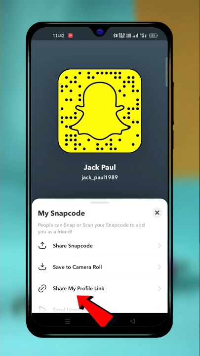 Snapchat Profile Link Copy Kaise Kare #shorts