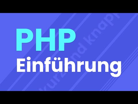 PHP Lernen für Anfänger | PHP Einführung Tutorial Deutsch