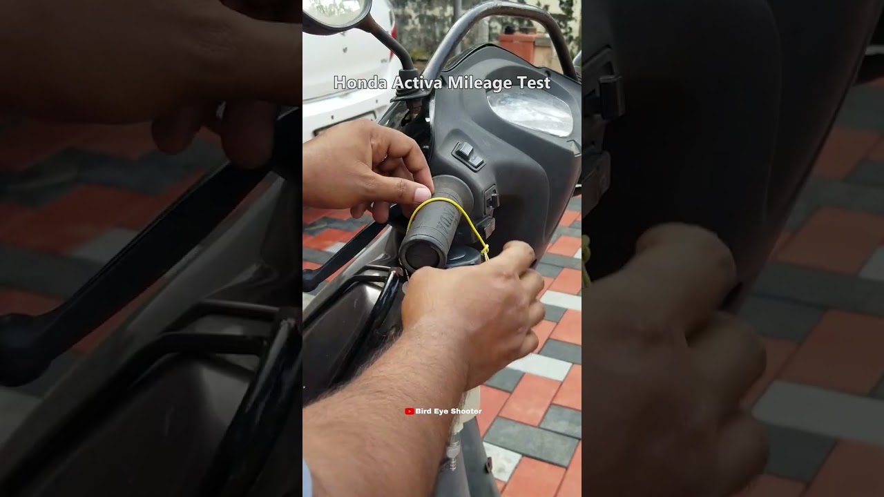 Honda Activa Mileage Test | Mileage Test With 100ml Petrol