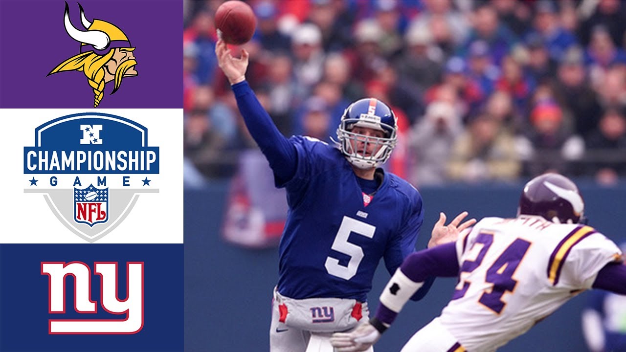 vikings giants nfc championship