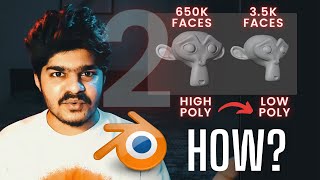 High Poly to Low Poly Part 2 | Blender Tutorial Series