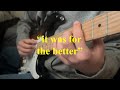 “it was for the better”