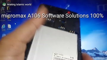 Micromax A106 flashing solution 100% presenting by Islamic world and mobile technology