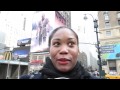 Food Interviews in Front of the FWx Billboard in New York | Food & Wine