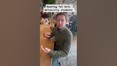 Meeting Tel Aviv University students