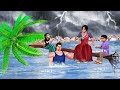गरीब परिवार भारी बाढ़ Garib Family Heavy Floods Hindi Kahaniya हिंदी कहनिया Comedy Video