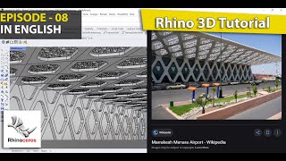 Rhino 3D Architectural Tutorial Series | Ep - 08 | Real Buildings Into 3D model |English |
