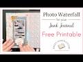 Interactive Photo Waterfall Tutorial + Free Cherry Blossom Kit!