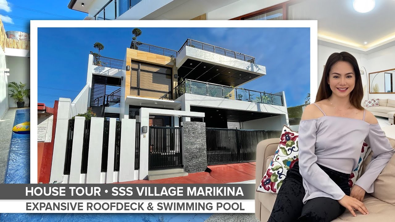 House Tour 60 • Touring this Astounding Brand New House with Swimming Pool in SSS Village Marikina