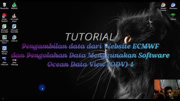 Cara Mendownload data ECMWF dan Mengolah data menggunakan ODV⁉️ | SHARING #1