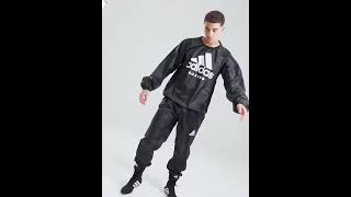 ADIDAS Sauna Suit Tracksuit Men Shiny Black | JD Sports