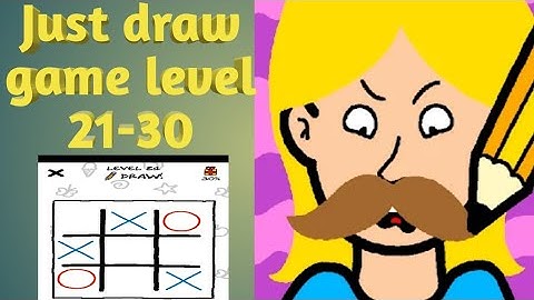 Just draw all level 21 to 30 gameplay walkthrough solution / just draw drawing puzzle game
