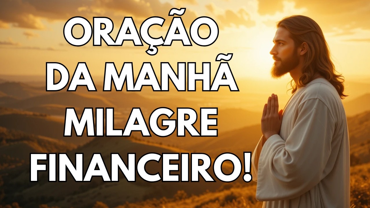 ORAÇÃO PODEROSA DA MANHÃ PARA MILAGRE FINANCEIRO EM SUA VIDA | DEUS TE ABENÇOA HOJE!