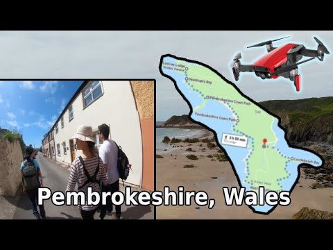 Hiking trip to Pembrokeshire, Wales || DJI Mavic Air 4k