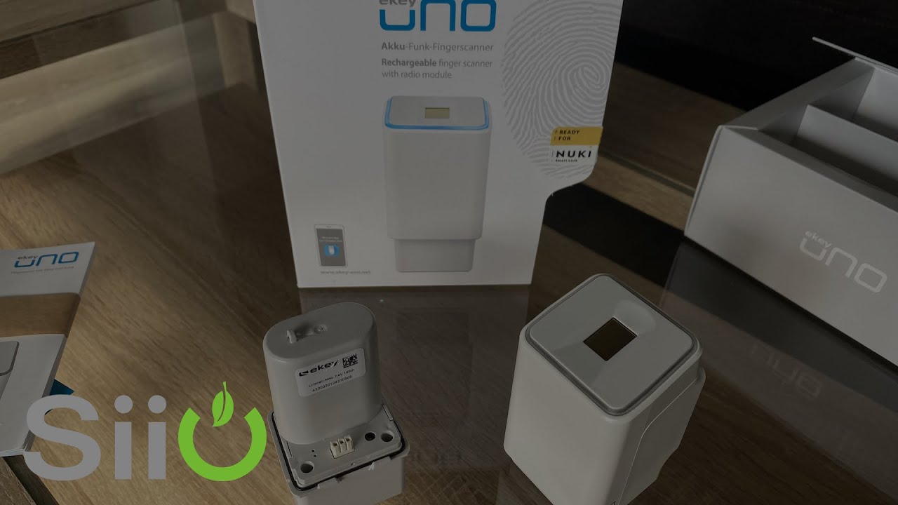 ekey uno Bluetooth Fingerscanner mit Nuki Smart Lock 3.0 Pro