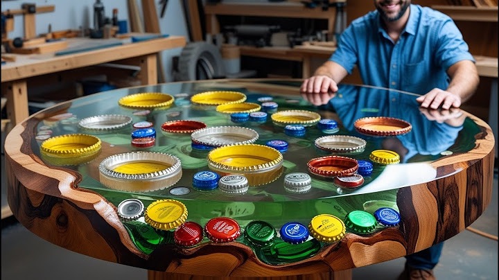 Pour Epoxy Glue On Thousands Of Coca-Cola Bottle Caps – The End Will Be Amazing!