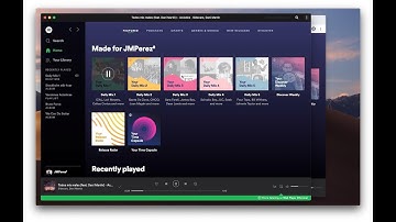 Spotify Progressive Web App (PWA) on Mac