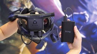 We test untethered virtual reality with the upcoming htc vive wireless
adapter. to learn how it works demanding visual throughput of desktop
vr, ...