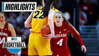 Indiana vs. Iowa | Highlights | Big Ten Women's Basketball