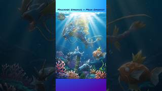 Magikarp and His Evolutions Swim Together in the Ocean AI Animation