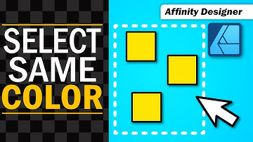 Select By Color and More! Affinity Designer Tutorial