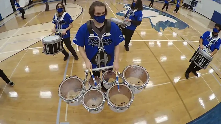 Reagan Drumline Practice: Action Cam