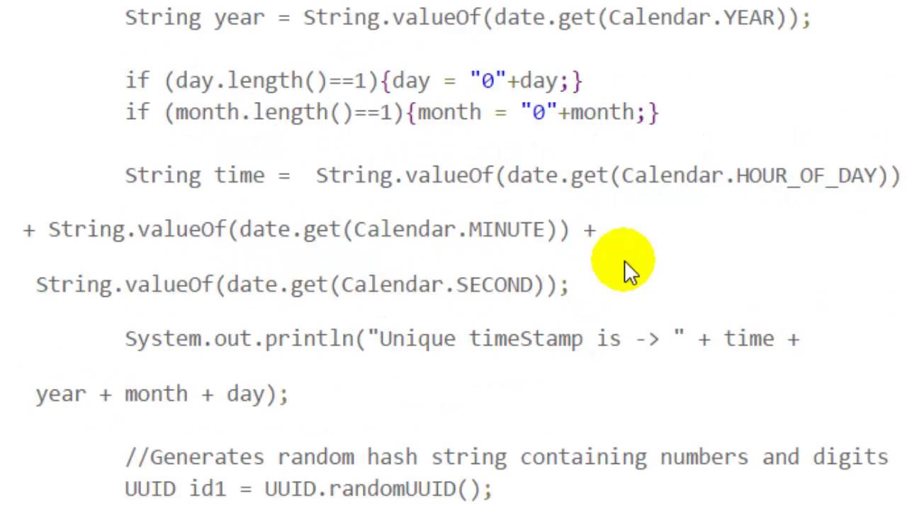 Generate Unique Random Numbers In Java