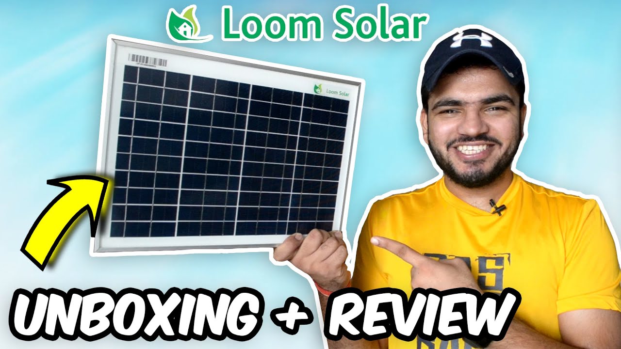 Loom Solar 10 Watts Solar Panel Unboxing & Review + Charging my iPhone from Solar Electricity!