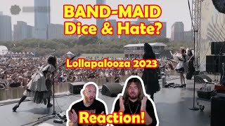 Musicians react to hearing BAND-MAID - Dice & Hate? at Lollapalooza 2023, with optimized audio!