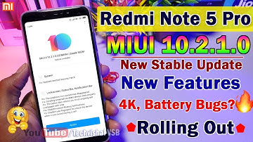 MIUI 10.2.1.0 Stable Update for Redmi Note 5 Pro Rolling Out | 5 New Features, Battery Drain Bug Fix