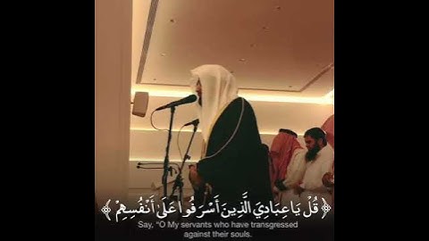 سورة الزمر - الشيخ ناصر القطامي 🤍