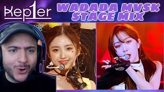 Kep1er (케플러) WA DA DA & MVSK Stage Mix REACTION | Monster Rookies