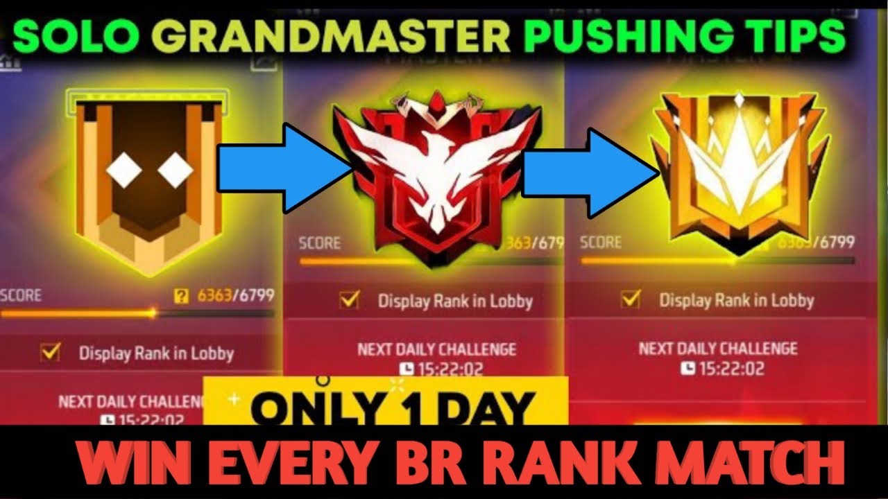 Free Fire Solo Br Rank 🖐match 🎮🎮 Tricks | Win Every Ranked Match | How ...