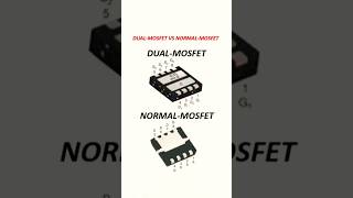 Dual MOSFET vs Normal MOSFET Explained Visually #shorts  #electronicscomponents  #electronics