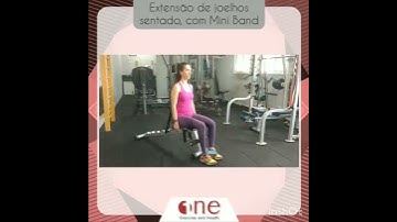 Extensão joelho com Miniband