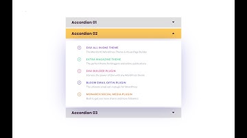Displaying Divi Layouts as an Accordion