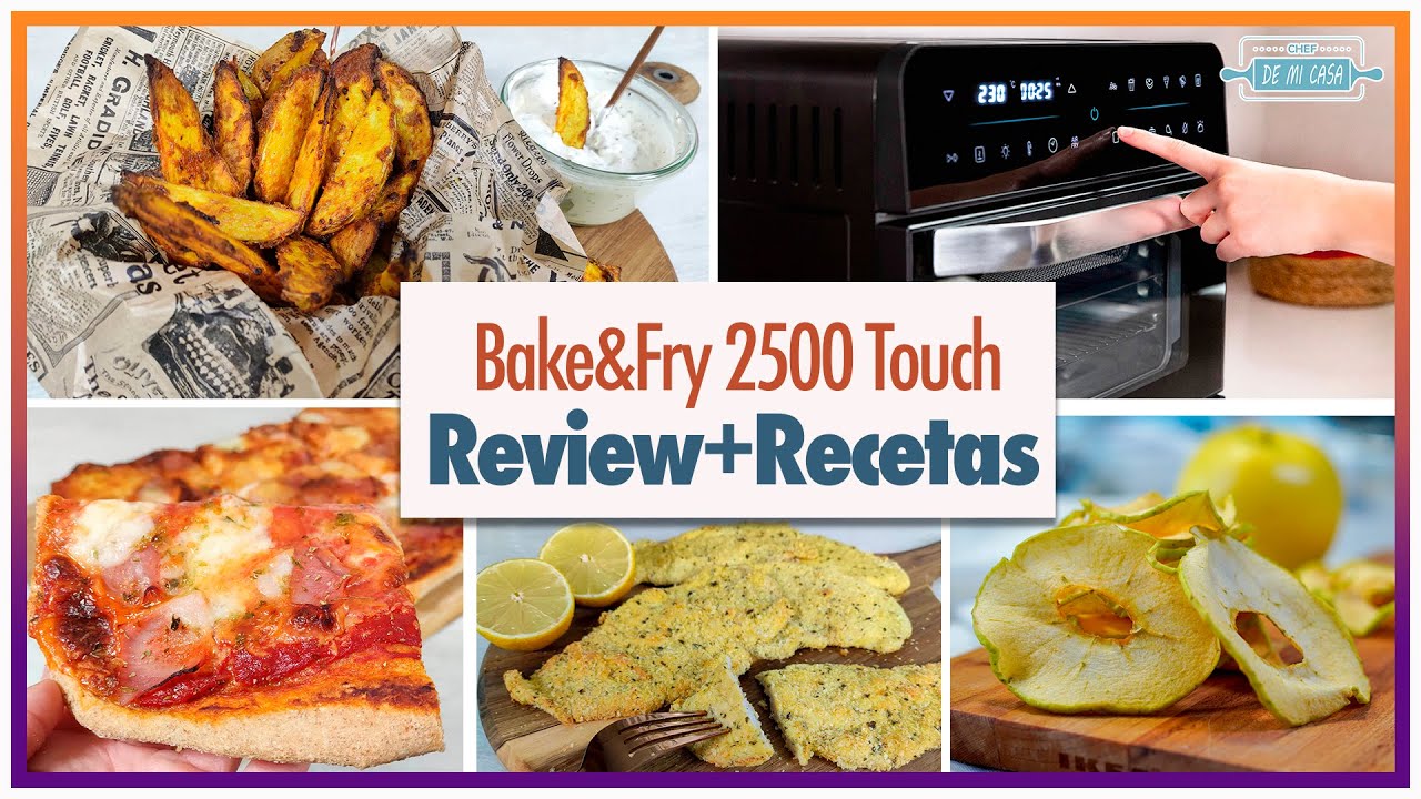 👉 ¡Nuevo! Horno Freidora de Aire Bake \u0026 Fry 2500 Touch de Cecotec ✓  Patatas Deluxe en Airfyer 😋 - YouTube