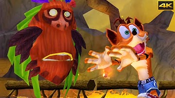 Crash of the Titans Gameplay 4K 60 FPS | Tiny Tiger and the lava level (Episode 5, 6, 7 and 8)