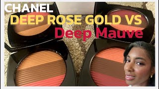 Chanel Les Beiges Healthy SunKissed Powders: Deep Rose Gold vs Deep Mauve