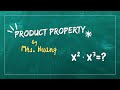 Algebra 1 | Product Rule for Exponents