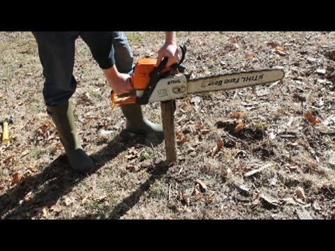 Can you catch earth worms with a chainsaw? Chainsaw worm grunting