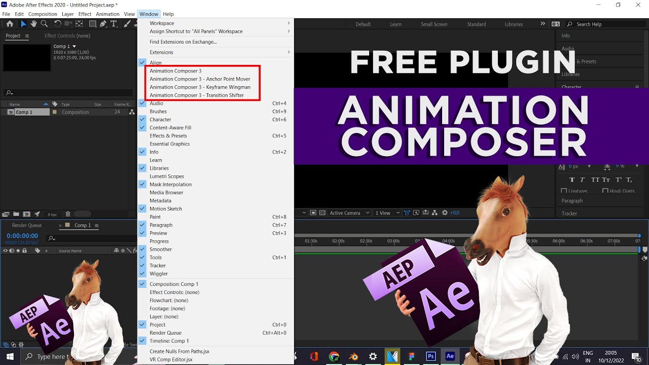 Free After Effects Extension - Animation Composer - YouTube