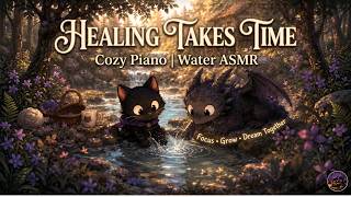 healing takes time 🌿 | water drops asmr & zen peaceful healing piano for relaxation, study & sleep screenshot 4