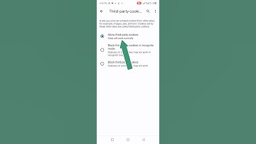How to allow cookies on google chrome in mobile #shorts