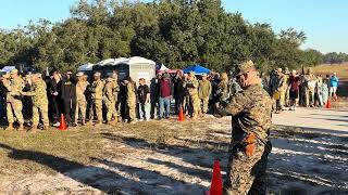 Jr ROTC 5K Start with classic start gun