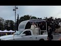 Кортеж Папы Римского в Литве / cortege Pope in Lithuania