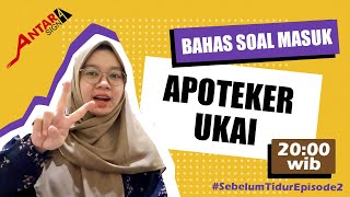 Edisi Hitungan - BAHAS SOAL MASUK APOTEKER DAN UKAI #SebelumTidurEpisode2 screenshot 3