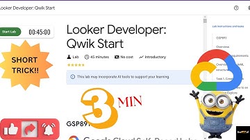 Looker Developer Qwik Start||GSP891|| #GSP891 #gsp891 #solutions #swags #googlecloud #qwikstart