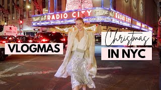 VLOGMAS DAY 15: CHRISTMAS IN NEW YORK! The Radio City Rockettes! and work from home day!