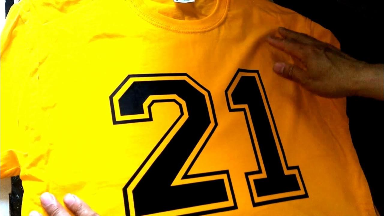 How to use Iron , heat press, jersey number with carrier ,Sports , Football Jersey YouTube
